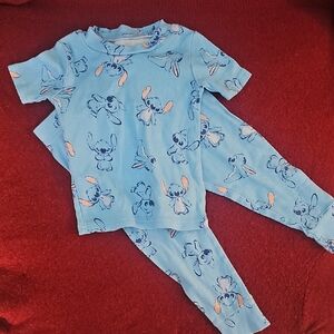 Disney Blue Cartoon Character Pajama Set